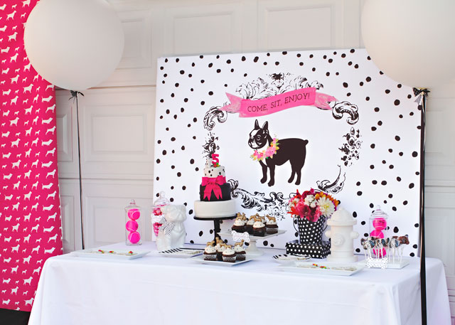 Puppy Birthday Party Dessert Table