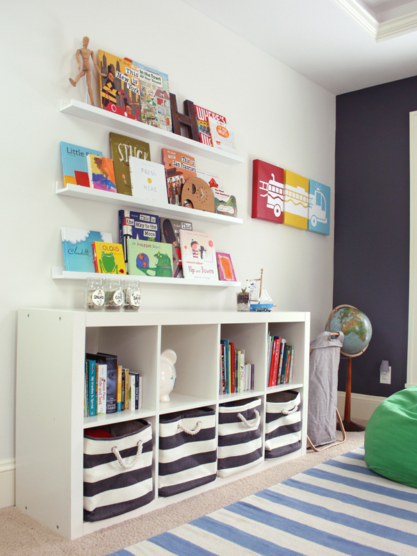 land of nod bookshelf wall