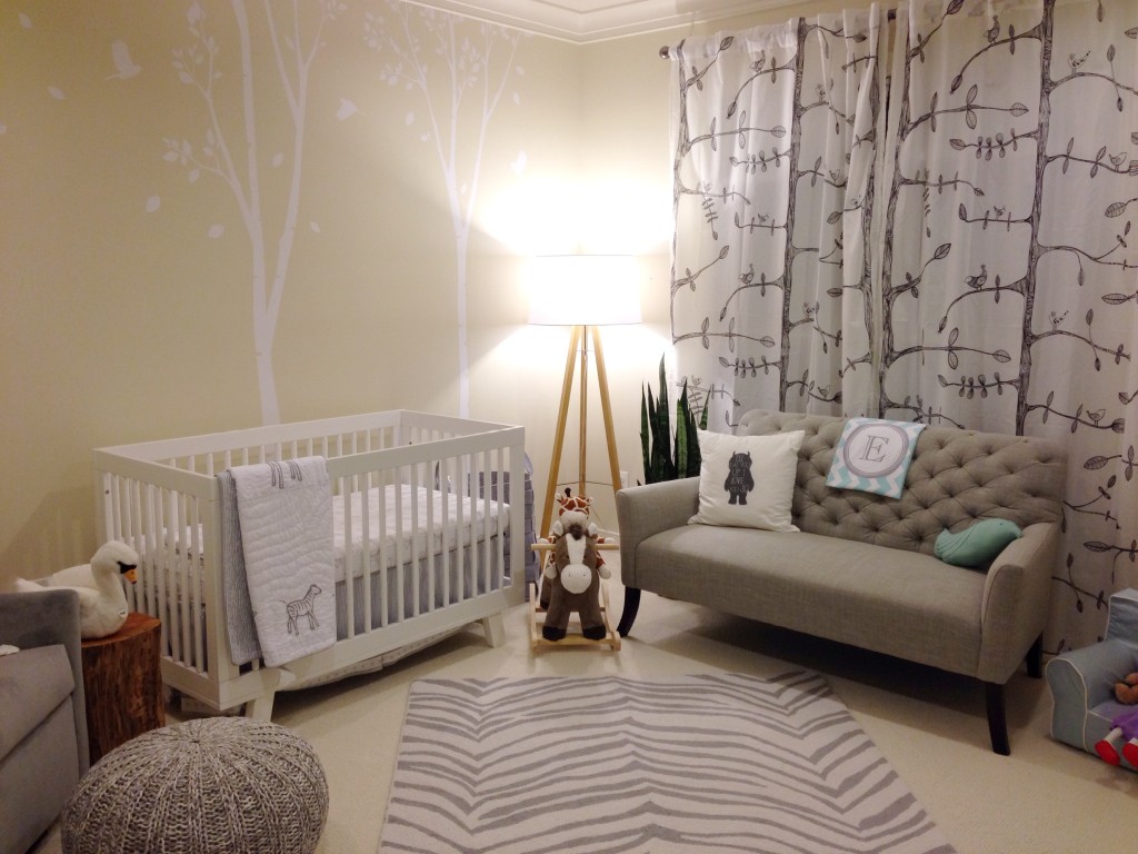 Neutral Baby Girl Safari Themed Nursery