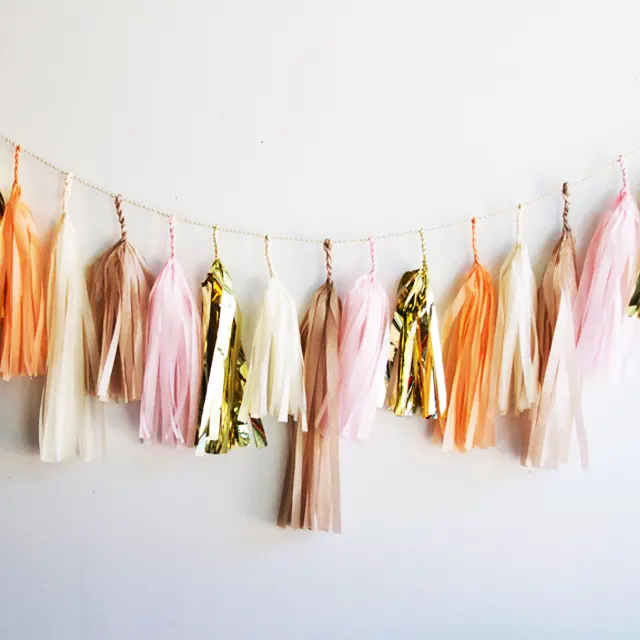 Tissue Tassel Garland from The Project Nursery Shop