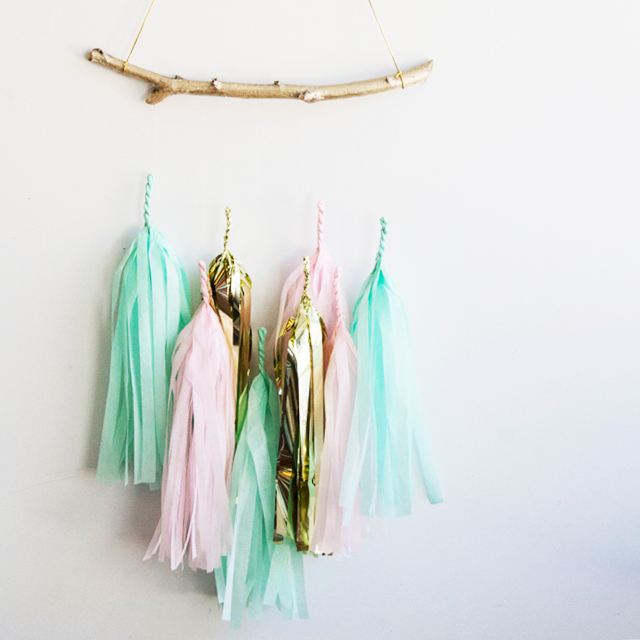 Twig Tissue Tassel Mobile from The Project Nursery Shop