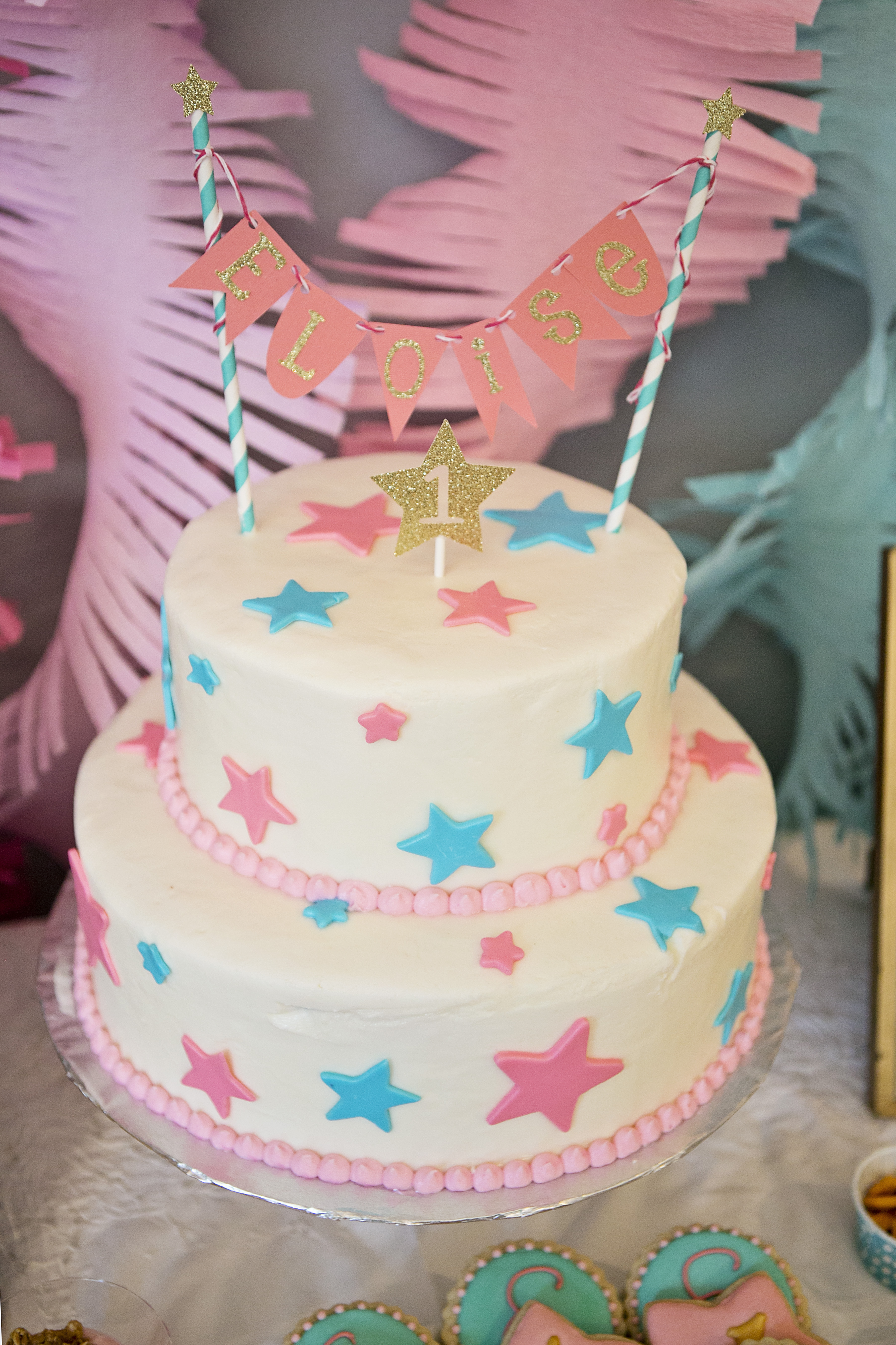 Twinkle Twinkle Little Star 1st Birthday Cake