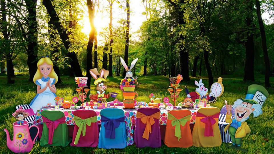 Mad Hatter Party Table