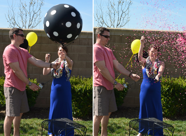 Balloon Pop Gender Reveal - Project Nursery