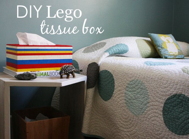DIY Lego Tissue Box