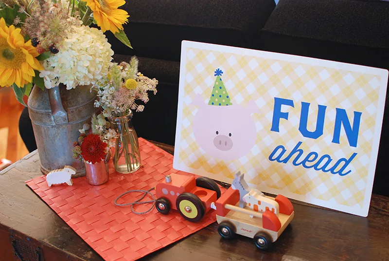 Barnyard Crew Party Signs from Minted