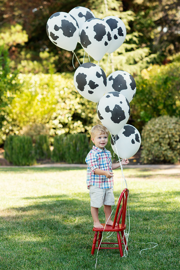 Cow Print Balloons