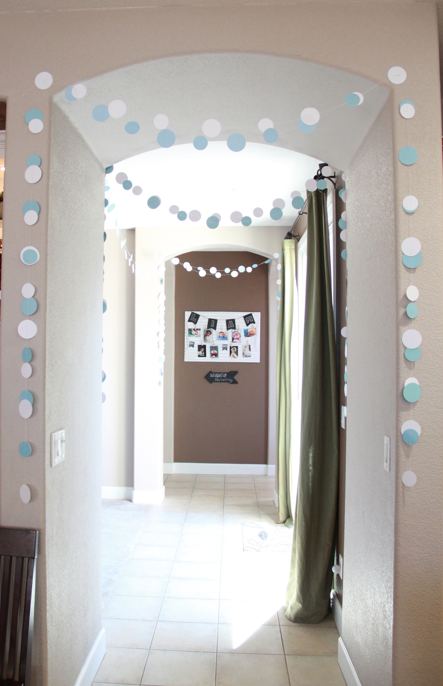 Paper Garland Decor for Baby Shower