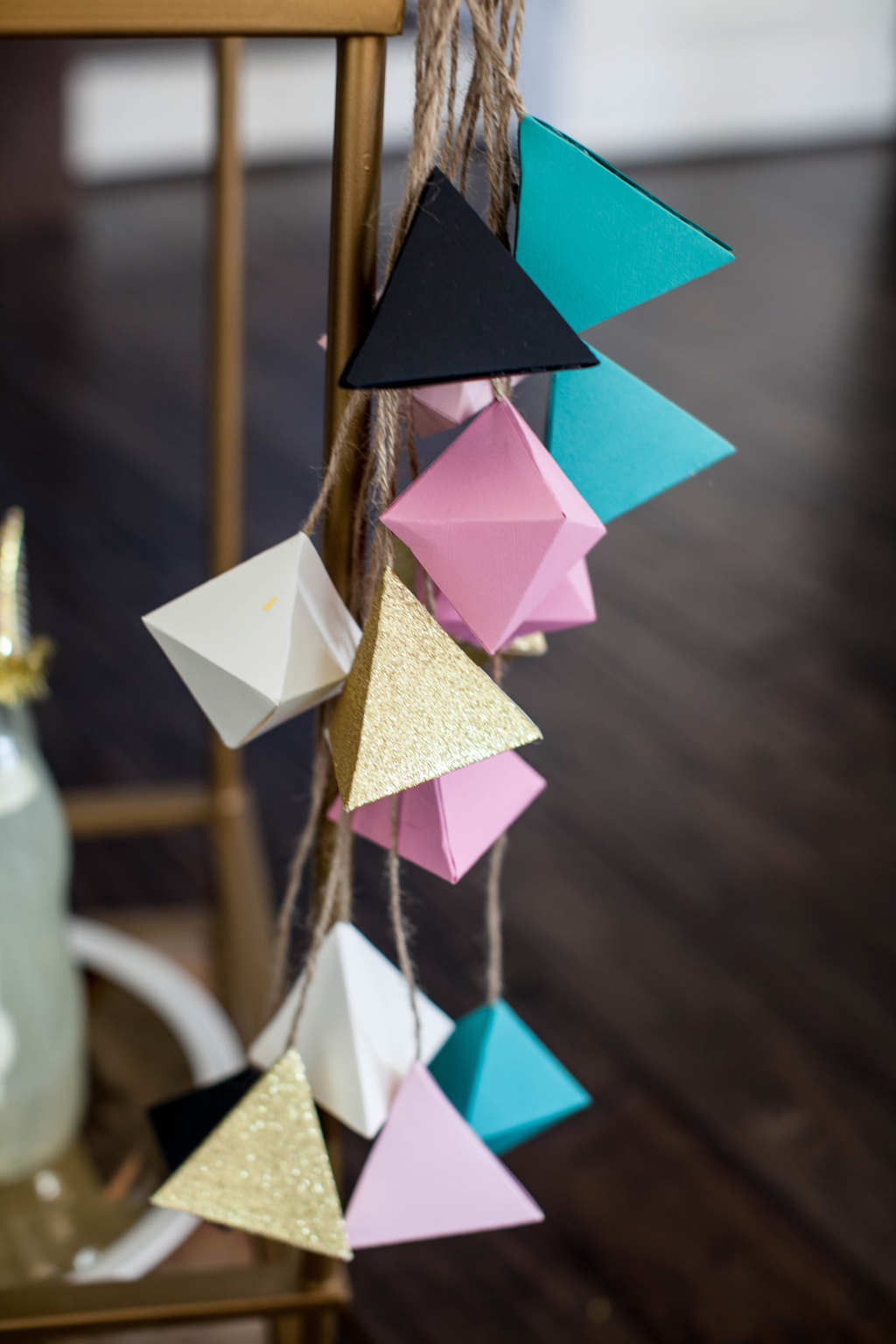 Mod Geometric Baby Shower Reveal - Project Nursery