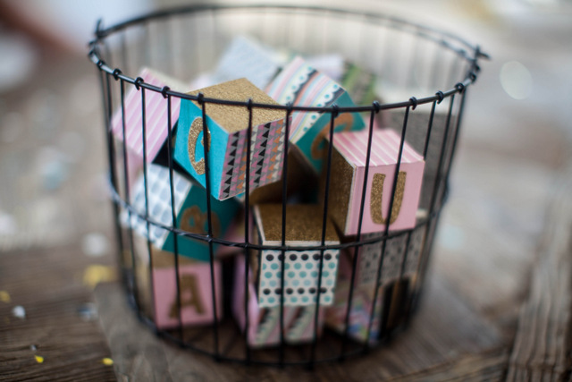 Decorated Wooden Blocks