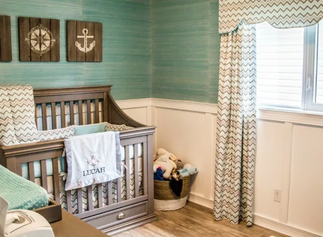 Gray and Blue Coastal-Inspired Nursery - Project Nursery