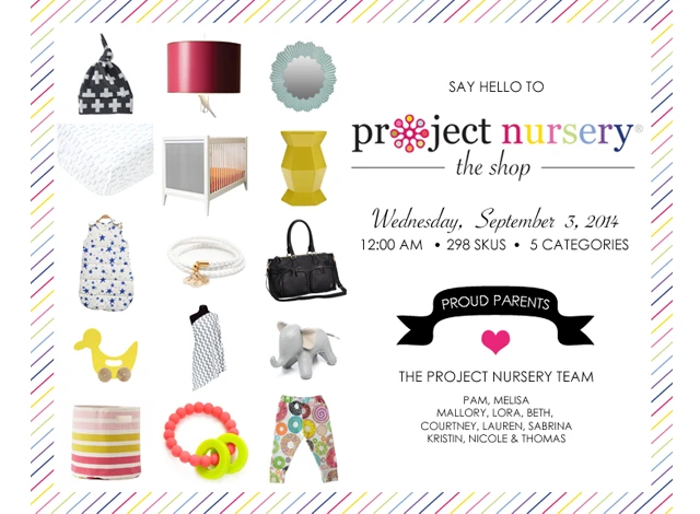 Project Nursery Shop Announcement