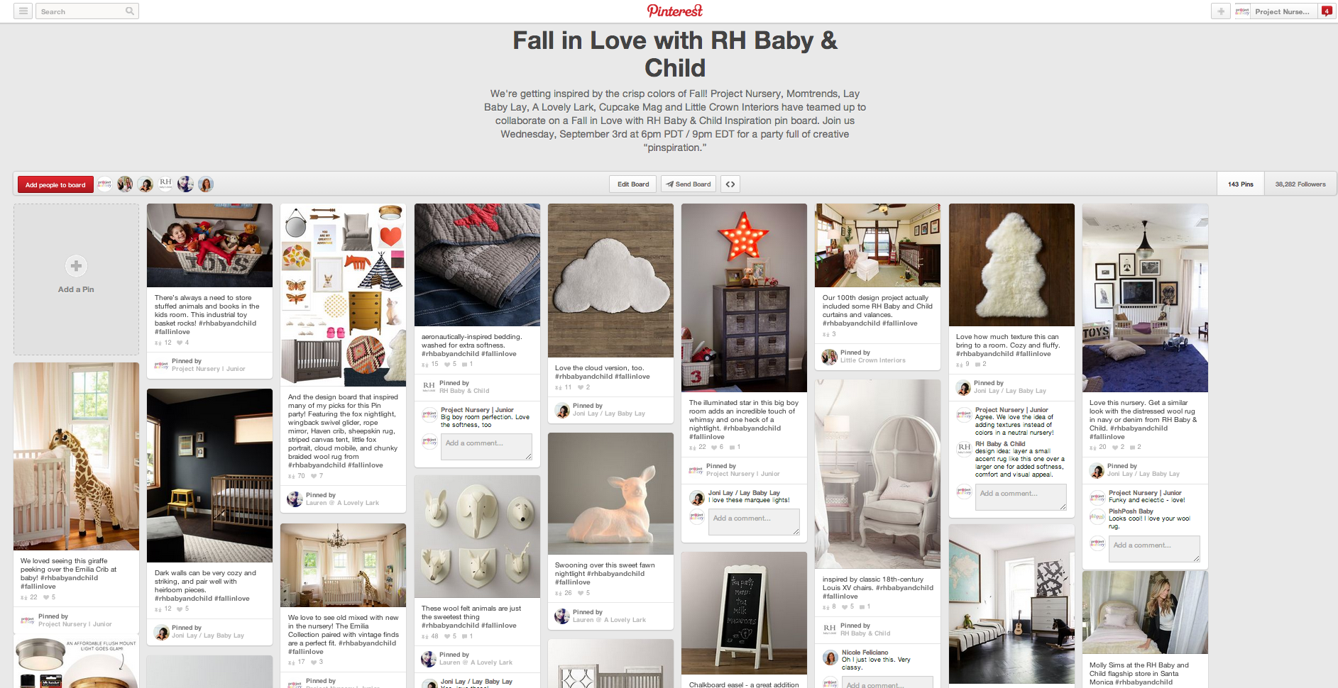 RH Baby & Child Pinterest Inspiration Board