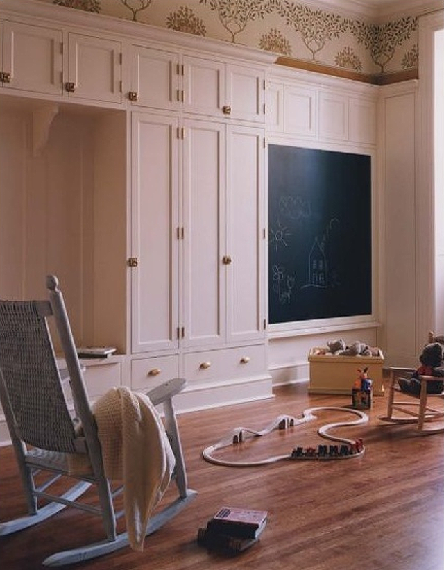 Nursery with Vintage Rocking Chair