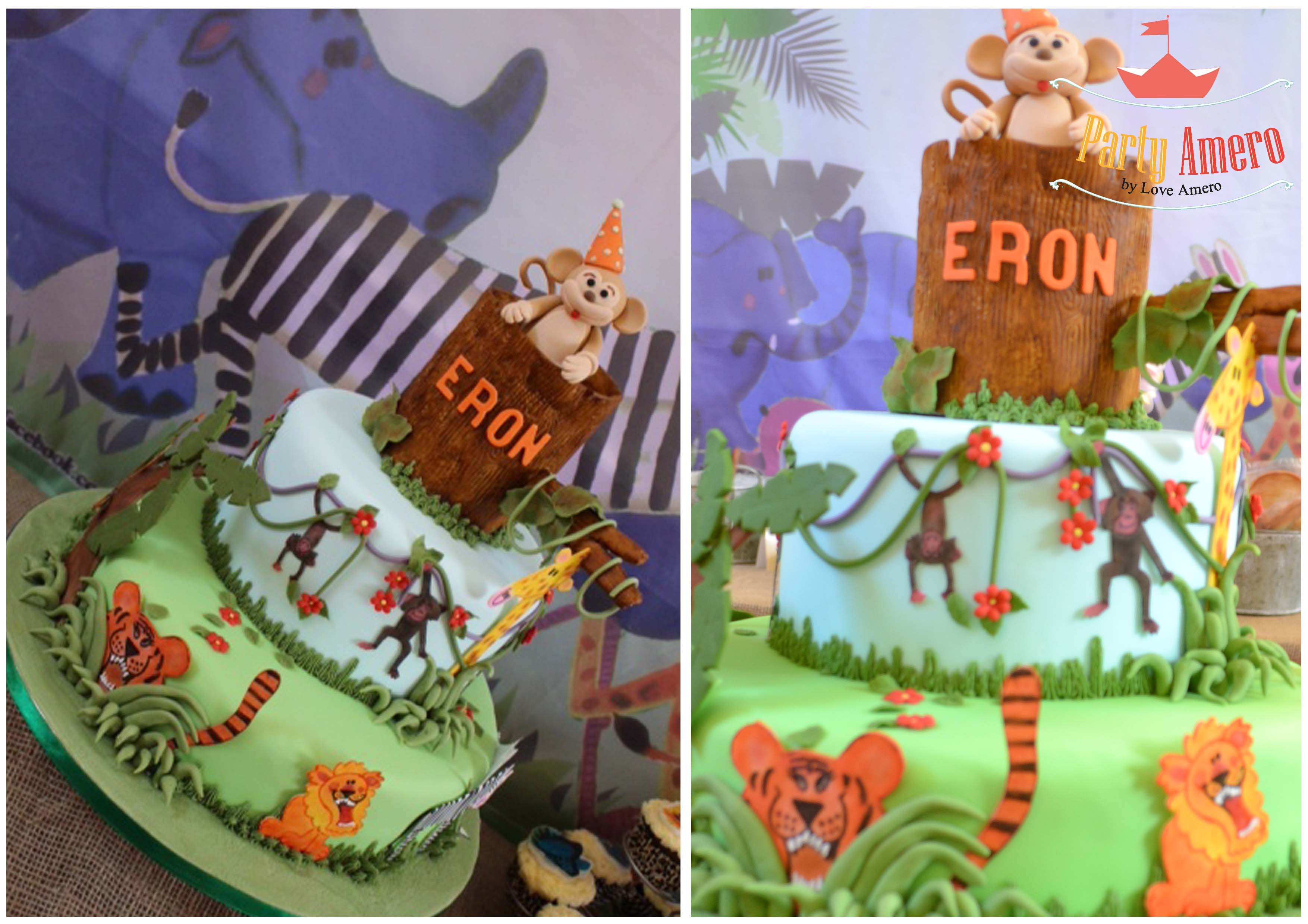 Safari Birthday Cake