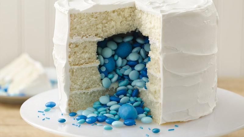 Gender Reveal Cake