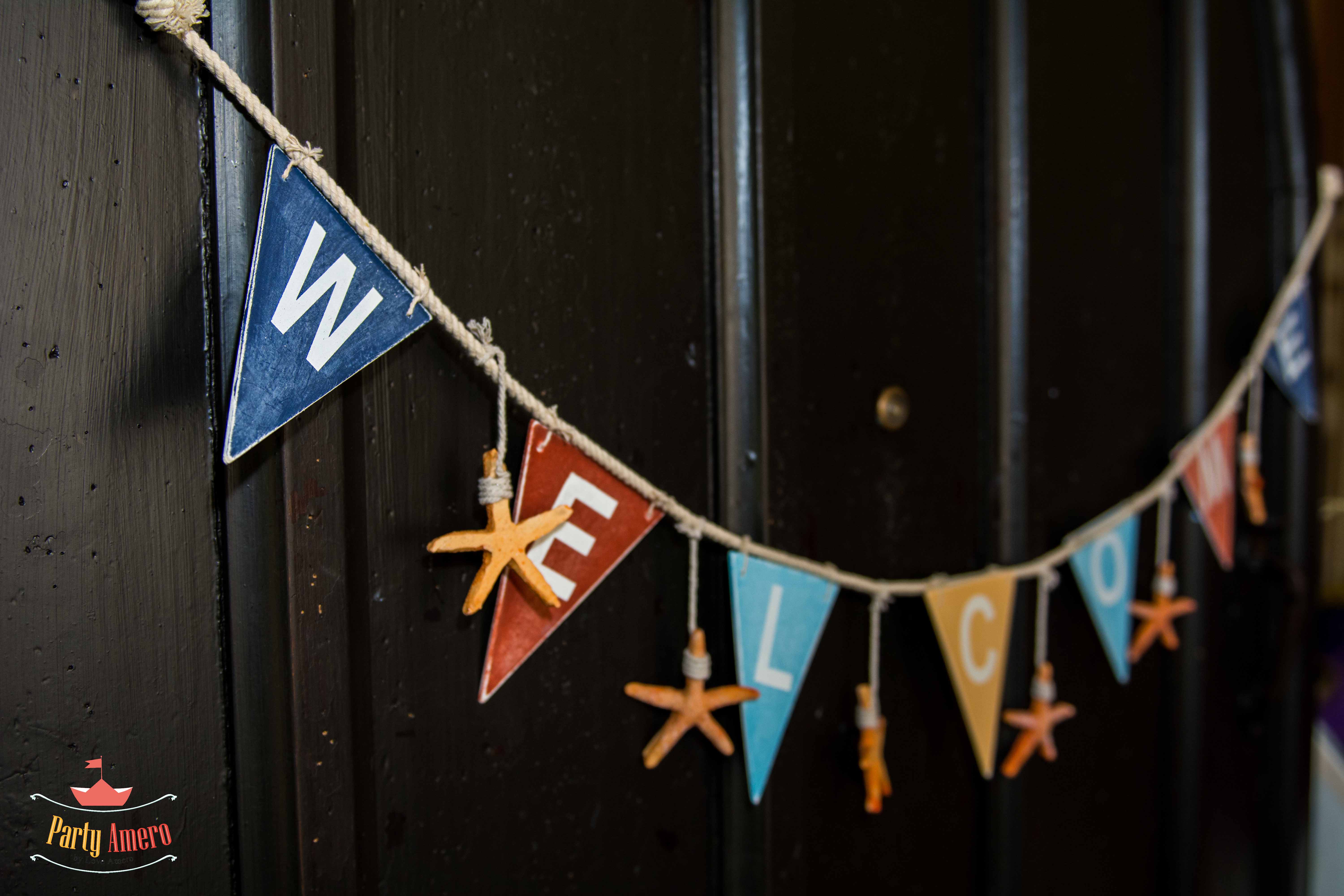 Nautical Inspired Welcome Banner