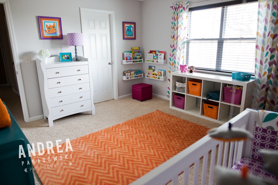 orange nursery ideas