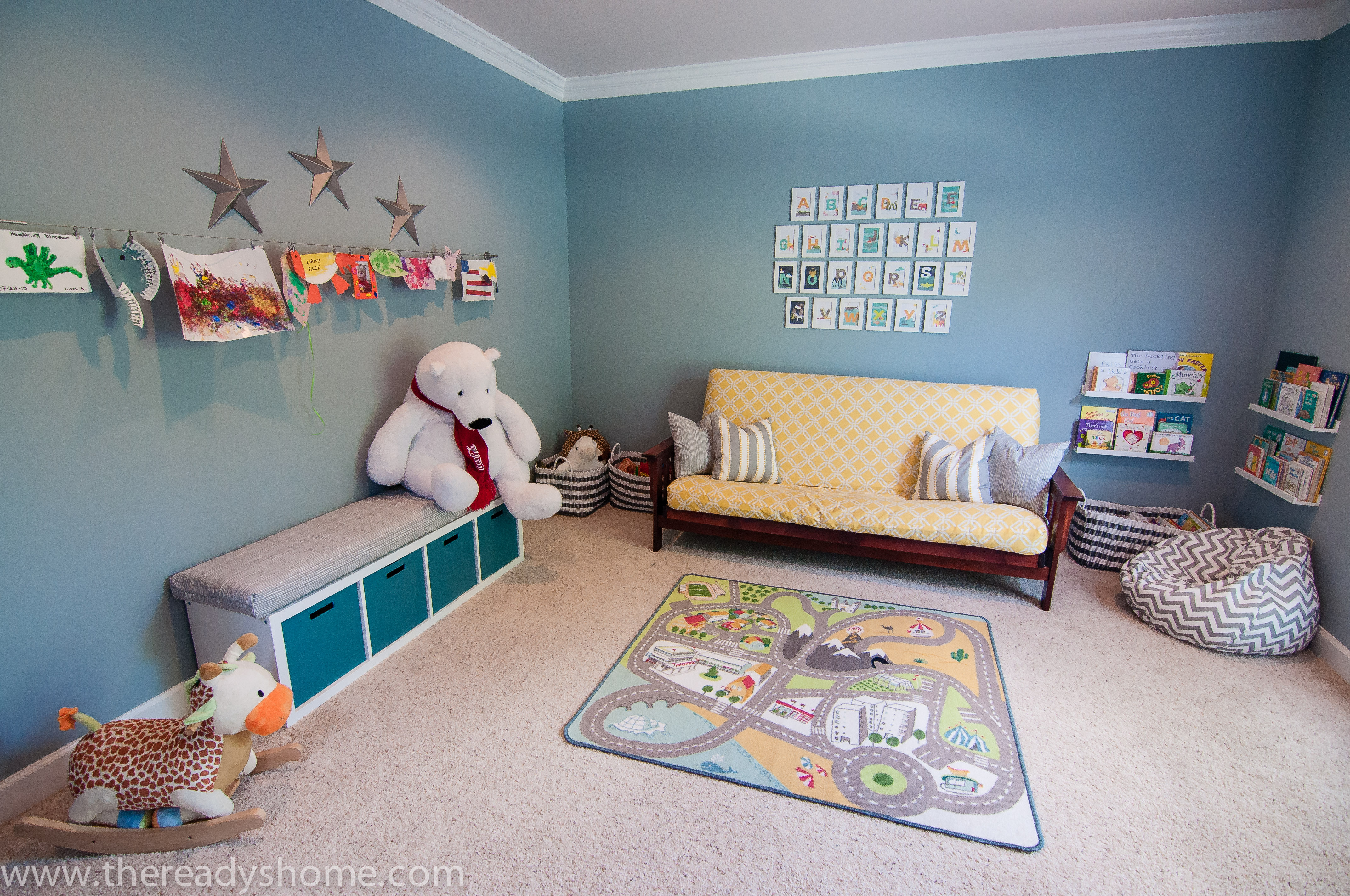 futon in nursery