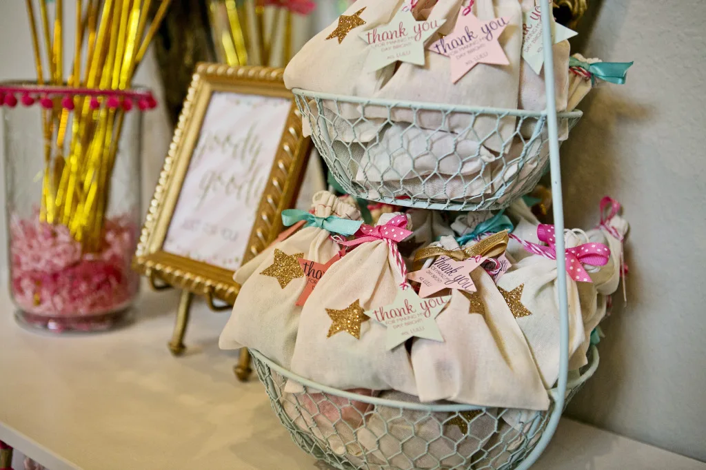 Gold Star Birthday Party Favors - Project Nursery