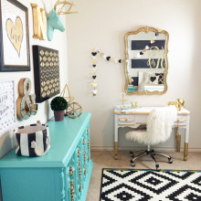 Black, White and Gold Nursery - Project Nursery