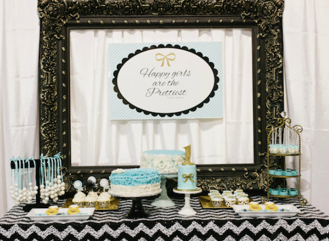 breakfast at tiffany's sweet 16 party