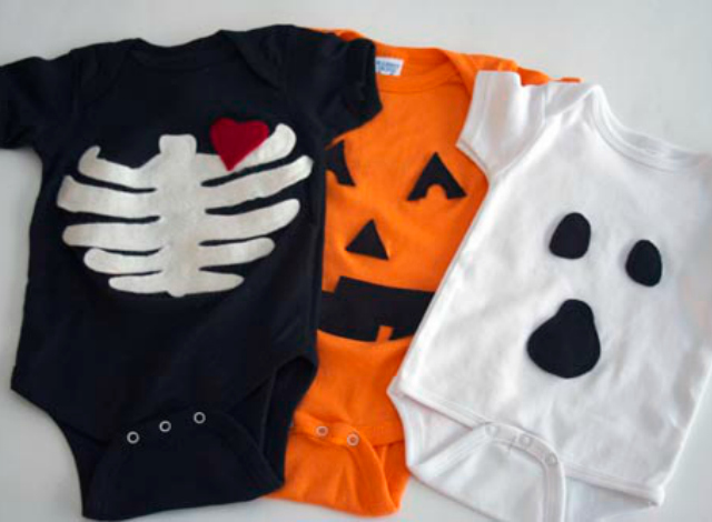 DIY Halloween Onesies