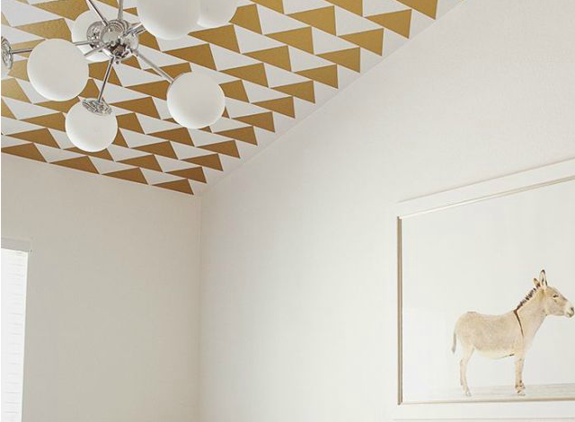 Gold Triangle Ceiling