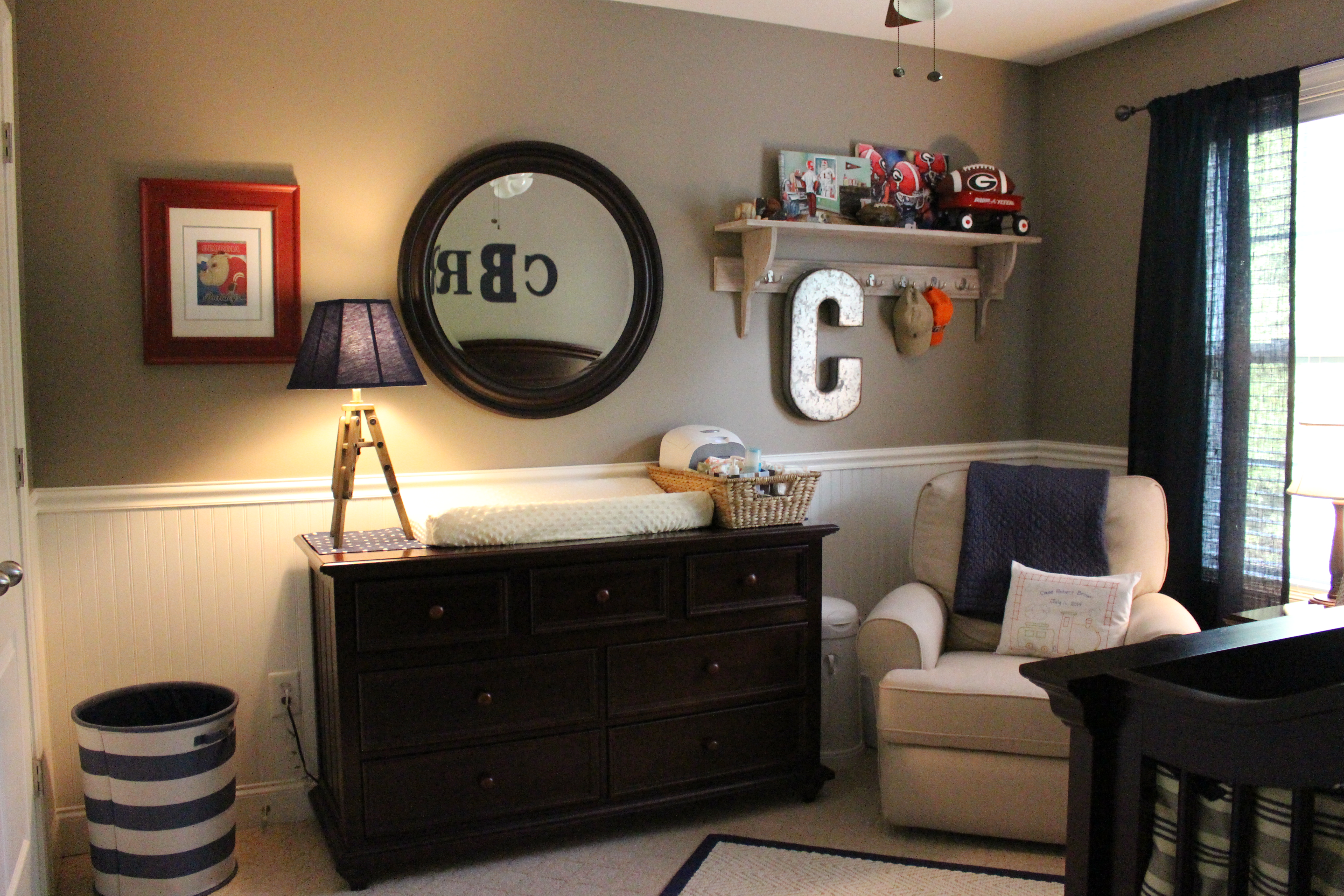 Traditional Navy Nursery