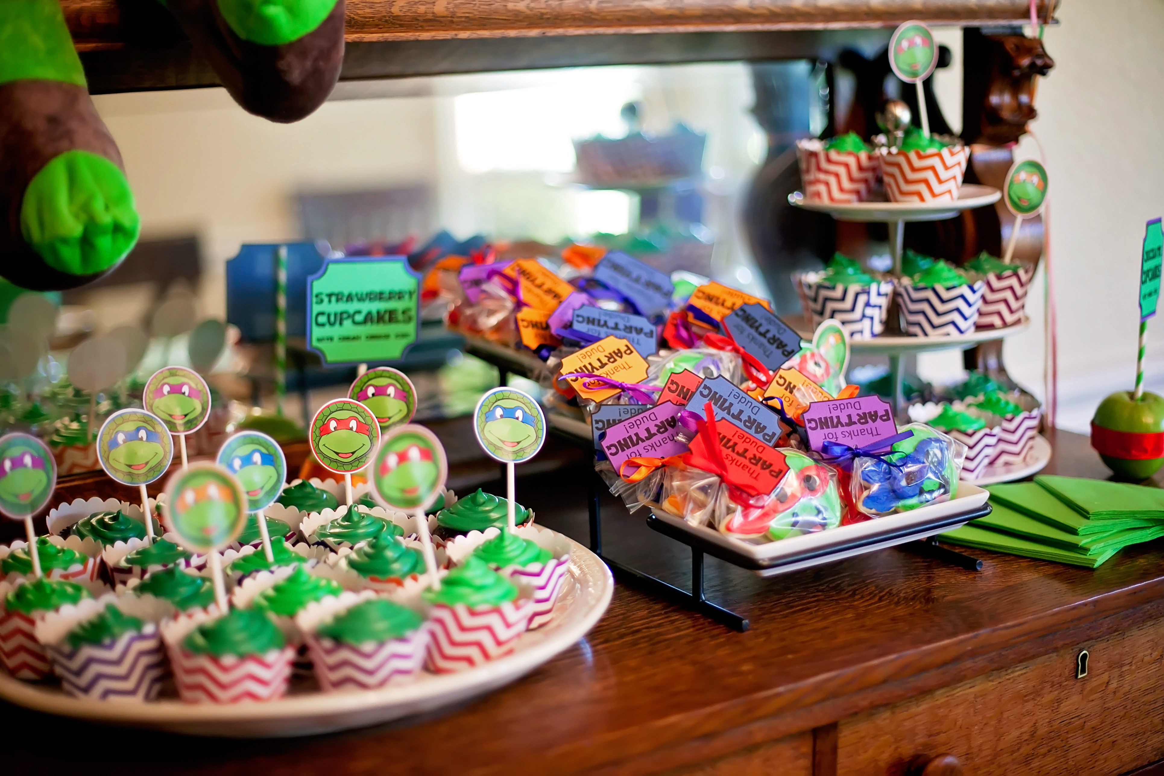 One Creative Housewife: Teenage Mutant Ninja Turtle Party {Part 1 The  Decorations}