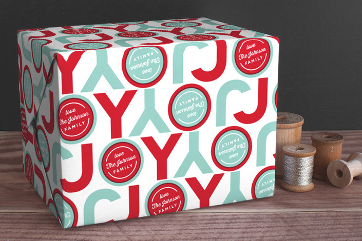 Personalized Gift Wrap from Minted