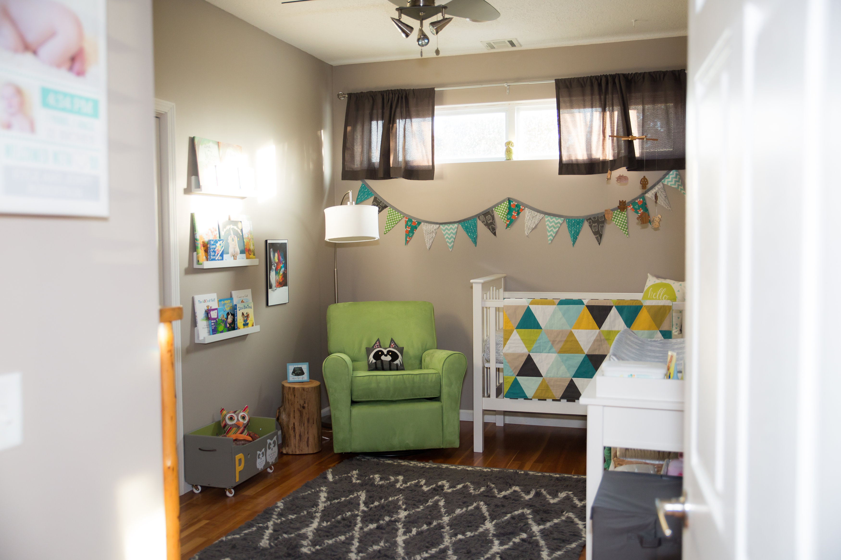 Gray Modern Woodland Nursery - Project Nursery