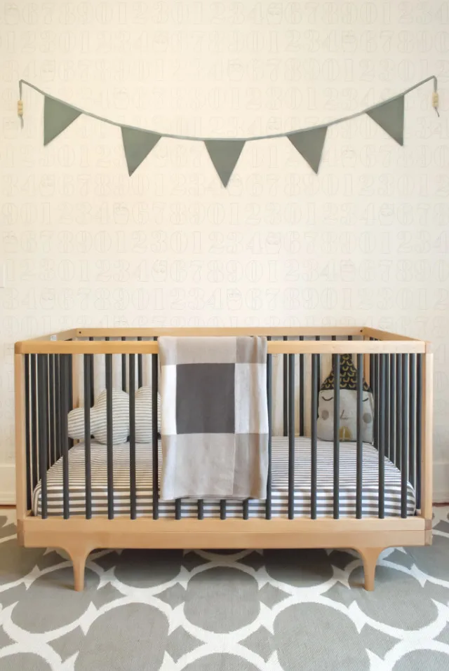 Modern Two Tone Crib - Project Nursery