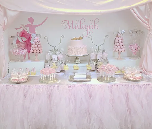 Feminine Pink Ballerina Baby Shower - Project Nursery