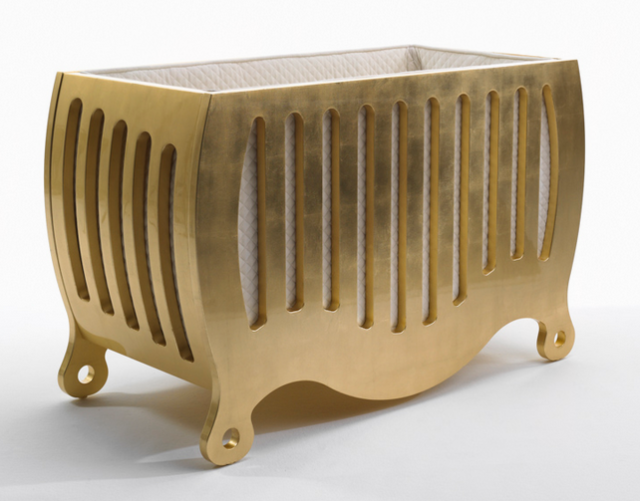 gold convertible crib