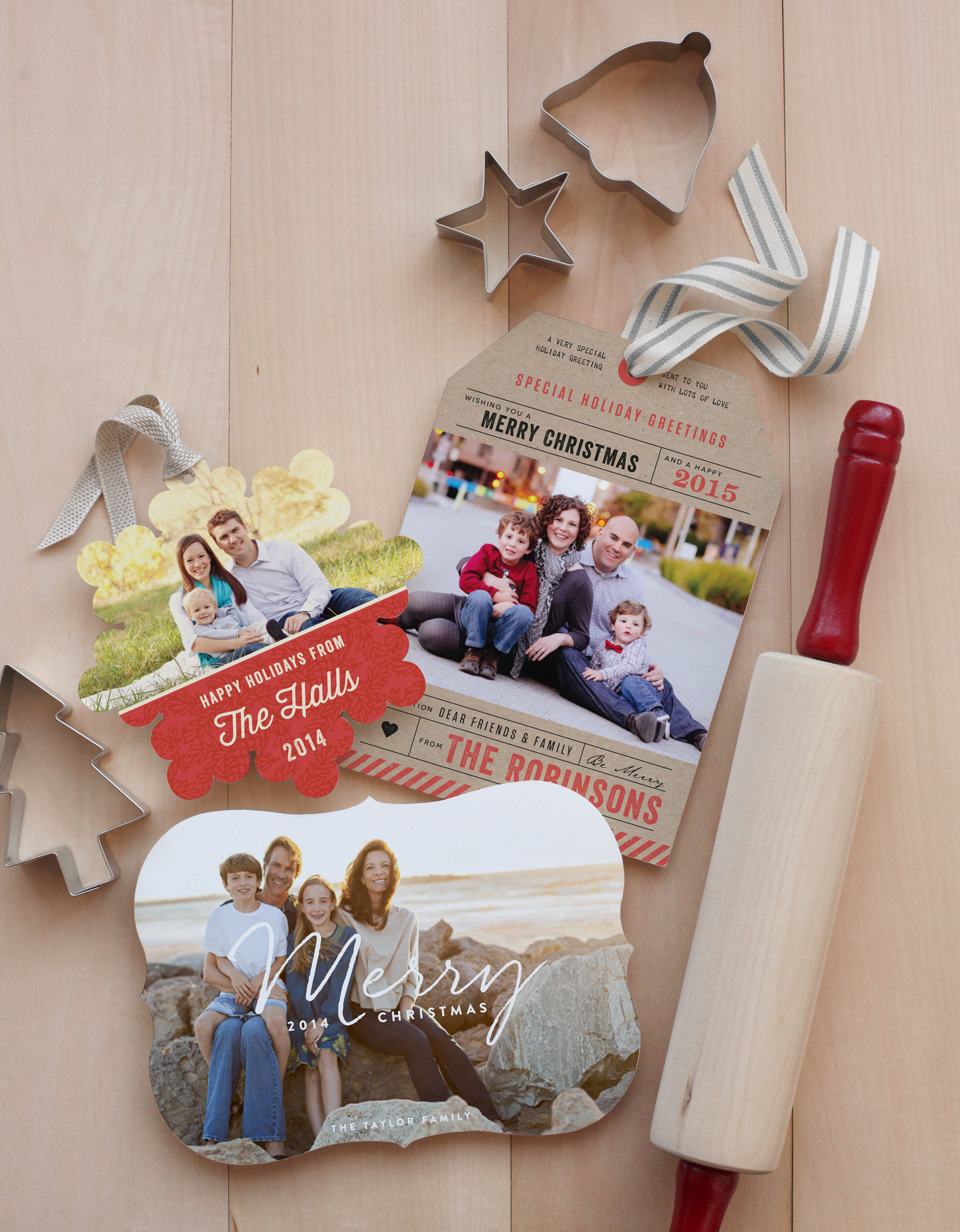 Holiday Card Shapes from Minted