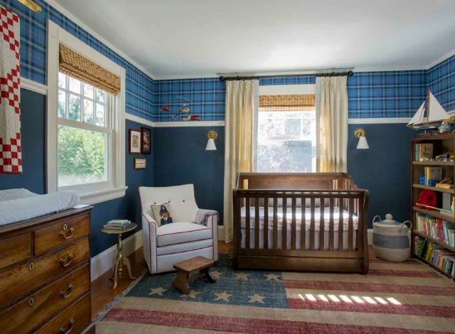 Red, White and Blue Vintage Americana Nursery - Project Nursery