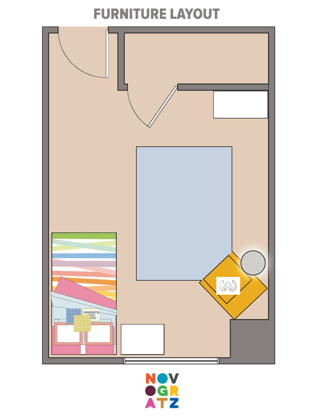 Girl's Room Layout