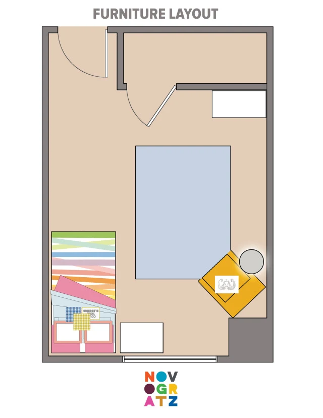 Girl's Room Layout