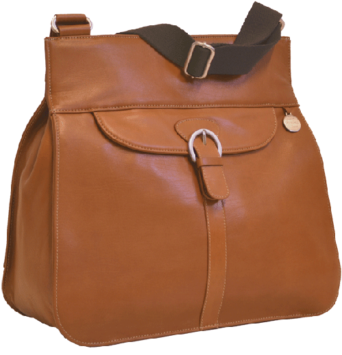 Coromandel Leather Diaper Bag in Tan from PacaPod