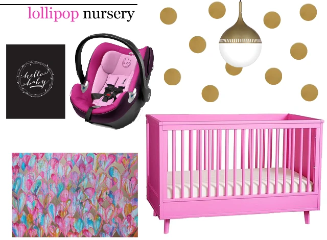 Pink and Gold Nursery