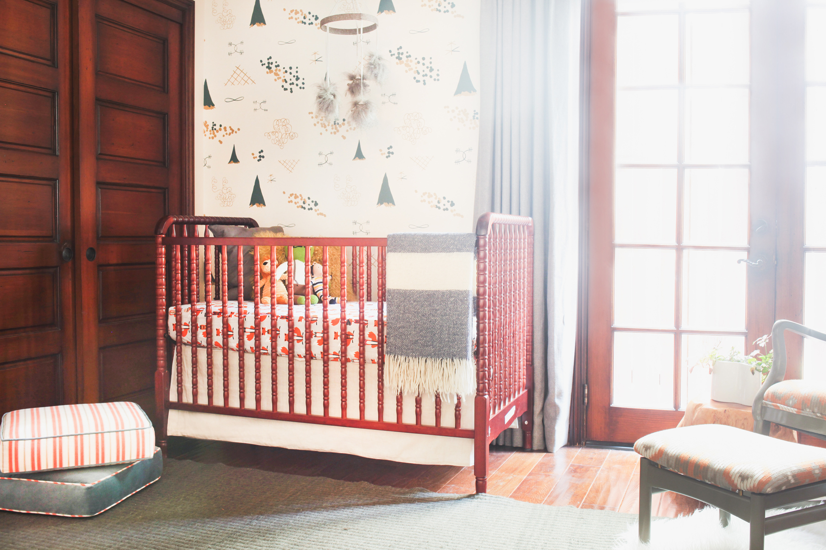 Jenny lind crib clearance cherry