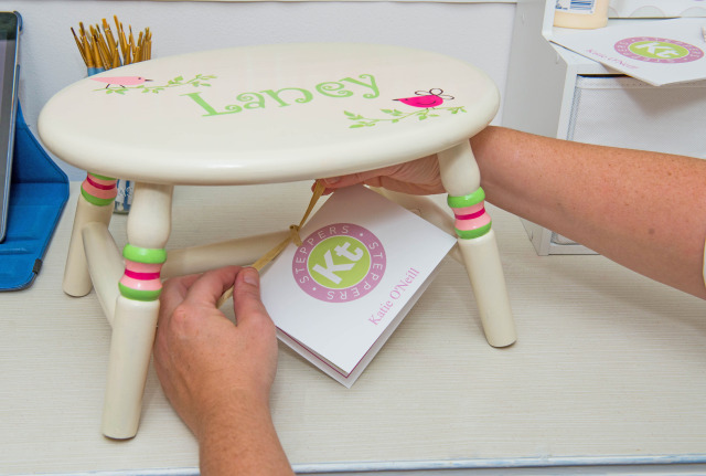 Hand Painted Personalized Step Stool