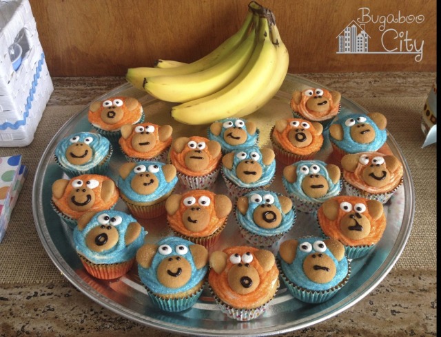 Monkey Birthday Cupcakes - Project Nursery