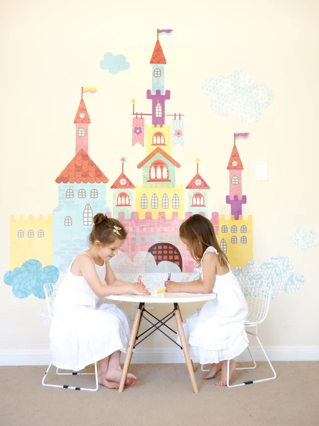 Pop and Lolli Castle Wall Decal