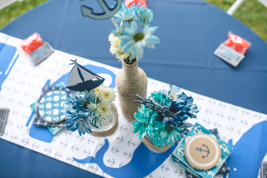 Nautical Birthday Party Tablescape - Project Nursery