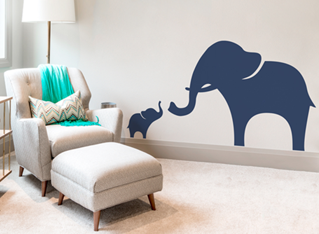 Elephant Decal from Wallums