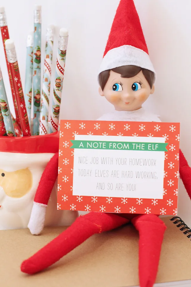 Elf on the Shelf Note Cards - The Project Nursery Shop