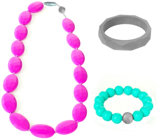 Pebble Bead Necklace, Bangle and Round Bead Bracelet by Itzy Ritzy