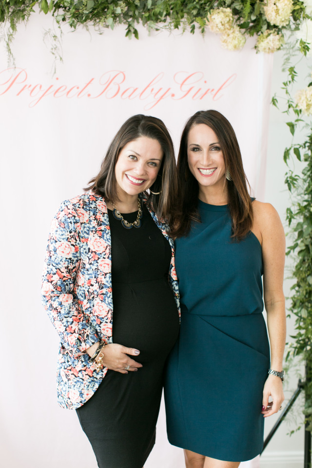 Project Nursery Co-Founders Melisa Fluhr and Pam Ginocchio at Melisa's Surprise Baby Shower